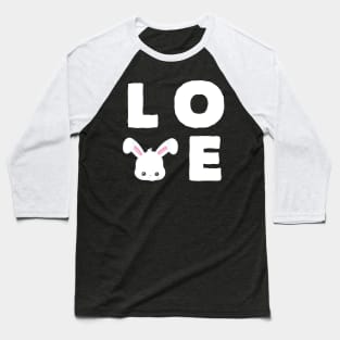 Love Easter Bunny Funny Easter Baseball T-Shirt